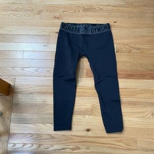 Black Gymshark flex Crop Leggings